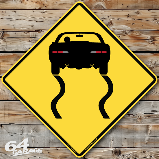 1969 Dodge A12 Super Bee Rear View Sign