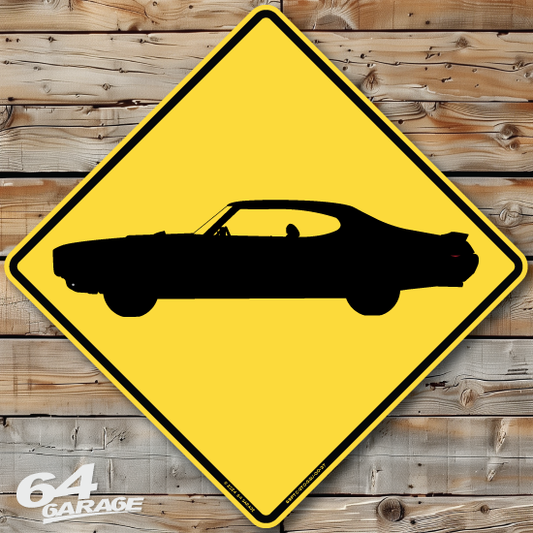 1969 GTO Judge Side View Sign