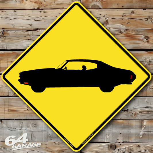 1970 Chevrolet Chevelle SS Side View Sign