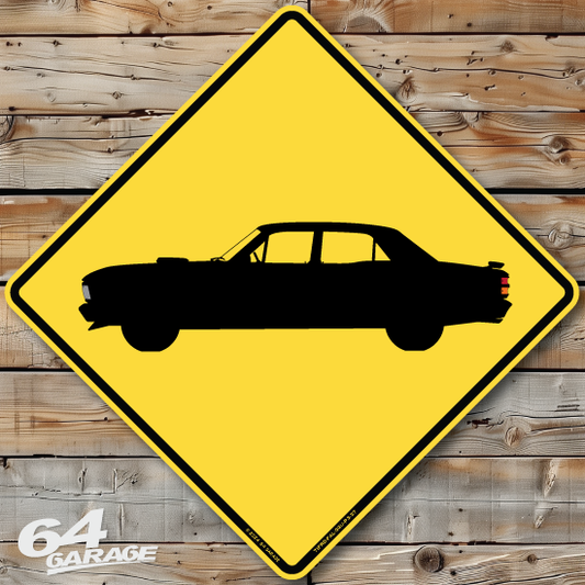 1971 Ford XY Falcon GTHO P3 Side View Sign