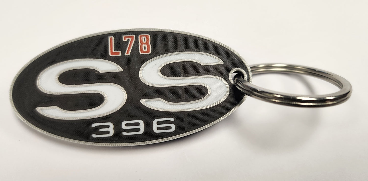 SS-396-L78 Badge Keychain