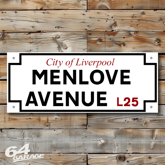 Menlove Avenue Sign